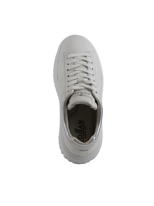 Sneakers H-Stripes Bianco Argento HOGAN | HXW6450FC60 KU00351